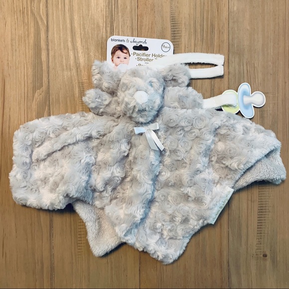 Blankets and Beyond Other Blankets Beyond Gray Dog Lovey Blanket